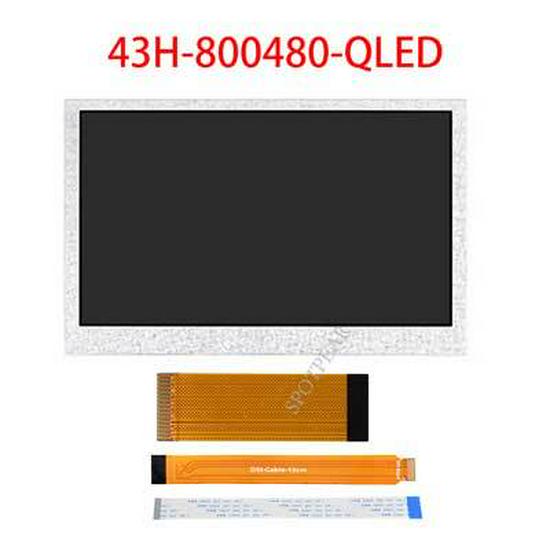 Raspberry Pi 4.3" Ultra-Thin MIPI DSI IPS/QLED Touchscreen Display, 800×480.