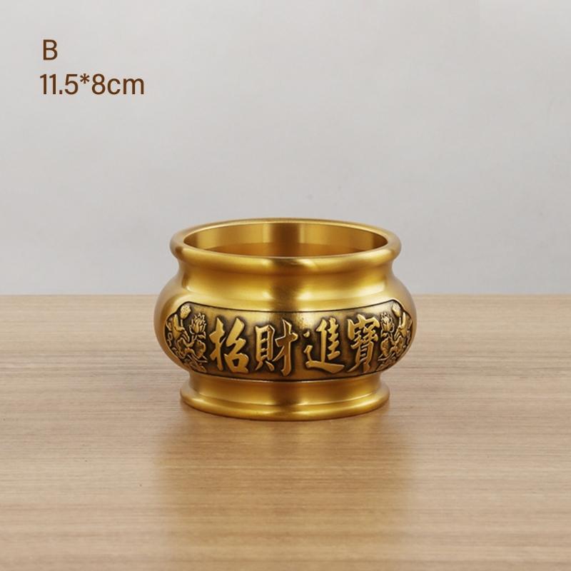 Brass Prosperity Incenses Burners Exquisites Home Decors Vintage Chinese Styles Incenses Holders Censers Ornament Bowl