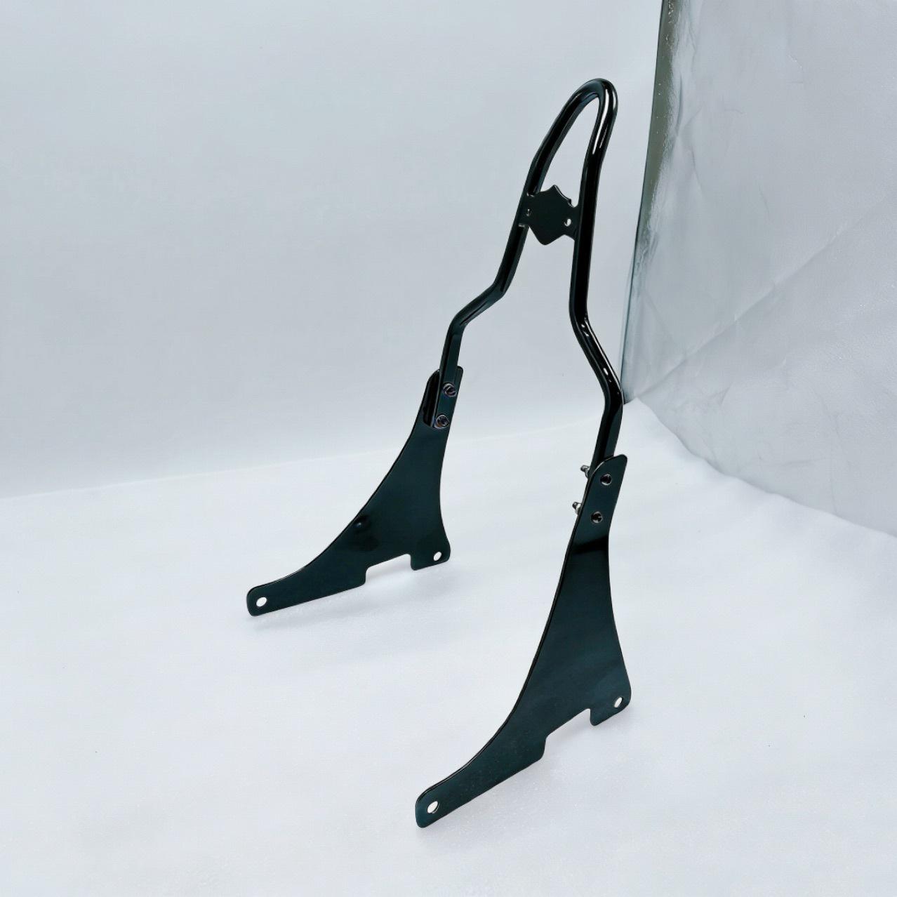 

Harley 883 1200 X48 72 Mod Pointed Bow Tail Backrest 304 Stainless Steel Gloss Black [High Quality Export]