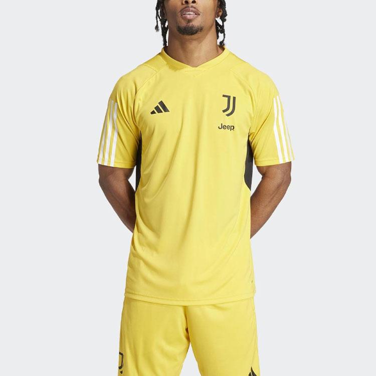Adidas Juventus Tiro 23 Training Jersey Men Jersey Yellow IQ0875
