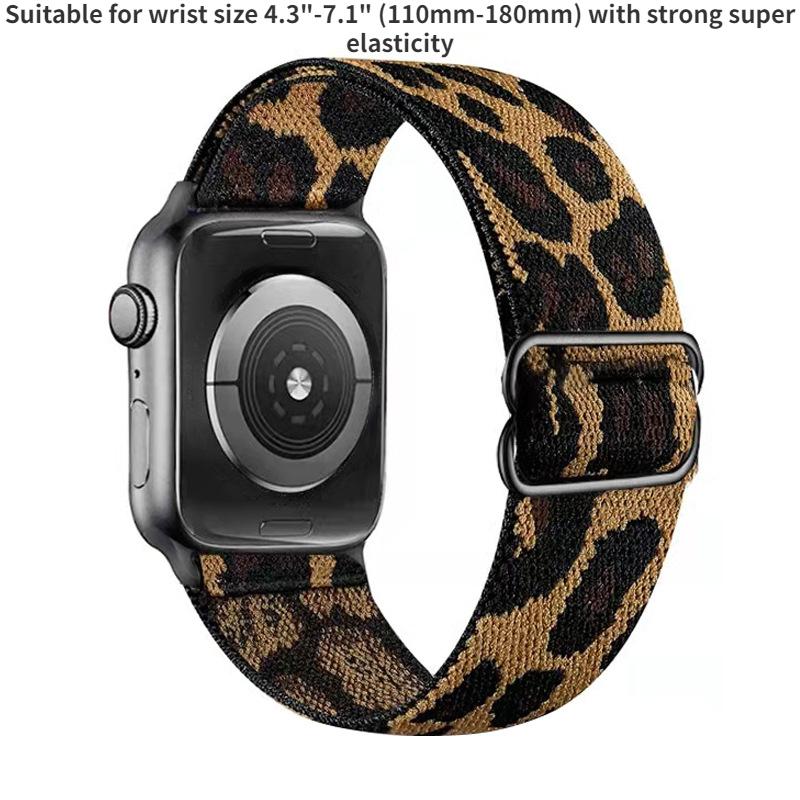 10 Stück Kompatibel mit Apple Watch Armband 38 40 41mm 42 44 45 49mm Nylon Elastisches Geflochtenes Armband für iWatch Ultra/8/7/6/5/4/3/2/1/SE