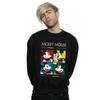 Disney Mens Mickey Mouse Square Colour Sweatshirt