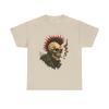 Punk Skull Graphic Tee Unisex Heavy Cotton Shirt Edgy Streetwear Music Festival