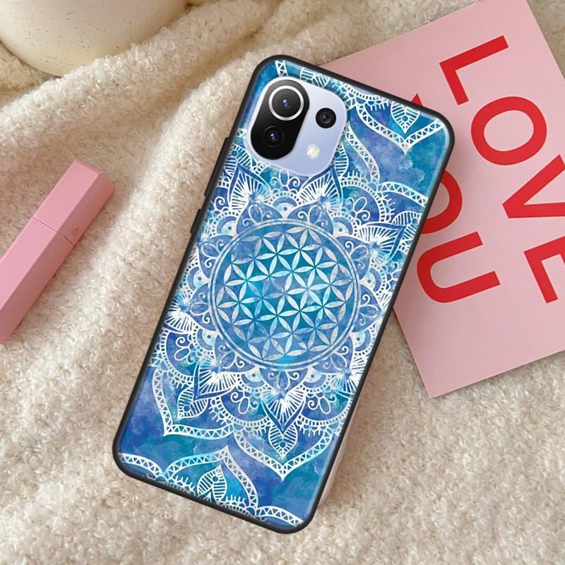 

Чехол «Цветок жизни в лотосе», пастельный золотой чехол для POCO X4 Pro F3 M3 M4 Pro X3 Pro GT, чехол для телефона Xiaomi 12 11T Pro Mi 11 Lite POCO M4 Pro 5G