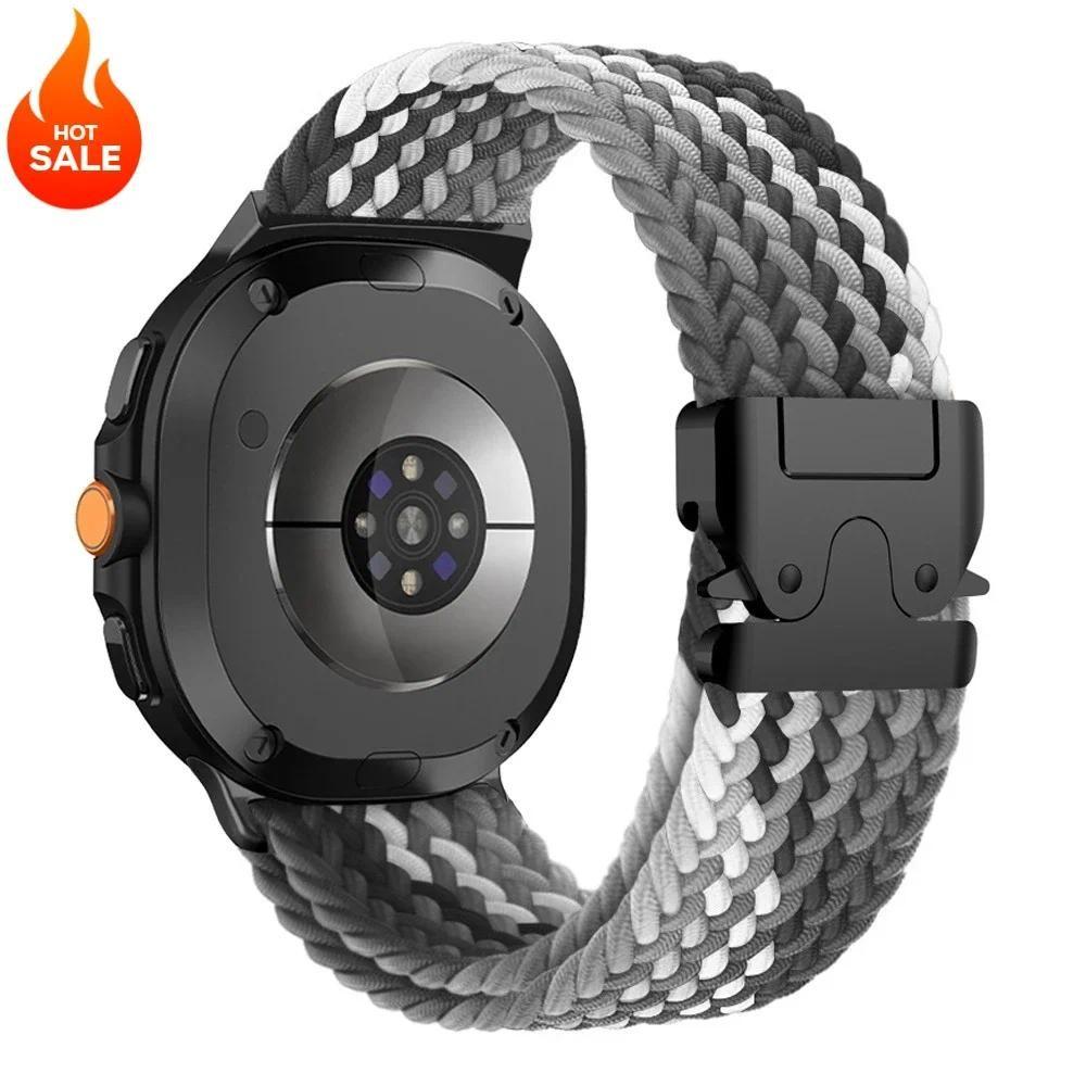 Parachute Buckle Elastic Nylon Strap for Samsung Galaxy Watch 8 40/44mm Band for Galaxy 8 Classic 46mm Sport Luxury Bracelet