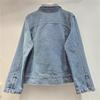 Women's European Retro Short Denim Motorcycle Jacket, Early Spring 2026