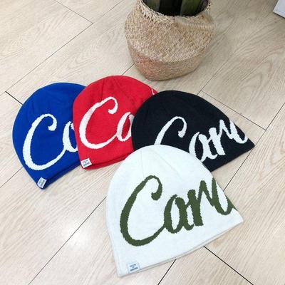 Women's Winter Daily Double-Sided Big Star Lettering Beanie Hat