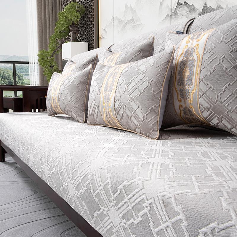 Chinese Sofa Cushion Solid Color Sofa Cover Cloth Four Seasons Universal Sofa Cover Cover