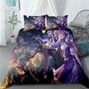 Genshin Impact Bedding Set Game Print Duvet Cover Quilt Soft Duvet Cover Sets Home Textile Queen King Size Girl Kids Room Decor