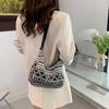 Capacity Handbag Crossbody Bag Striped Korean Handbag Messenger Bags Canvas Women Shoulder Bags