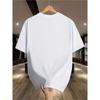 European Size Plus Size Men'S T-Shirt La Vita Style Lobster Print Round Neck Short Sleeve T-Shirt Comfortable Casual Short-Sleeved T-Shirt for Summer