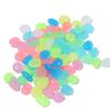 500Pcs Glow Fish Tank Luminous Stones Colorful Flowerpot Decorative Stone Garden Pebble  Night