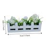 Decor Garden Miniature Potted Plants 1:12 Scale Doll Plants Fake Daisy  Kids Toys