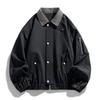 American Overalls Lapel Men's Jacket Retro Loose Casual Ruffian Handsome Couple Baseball Coat