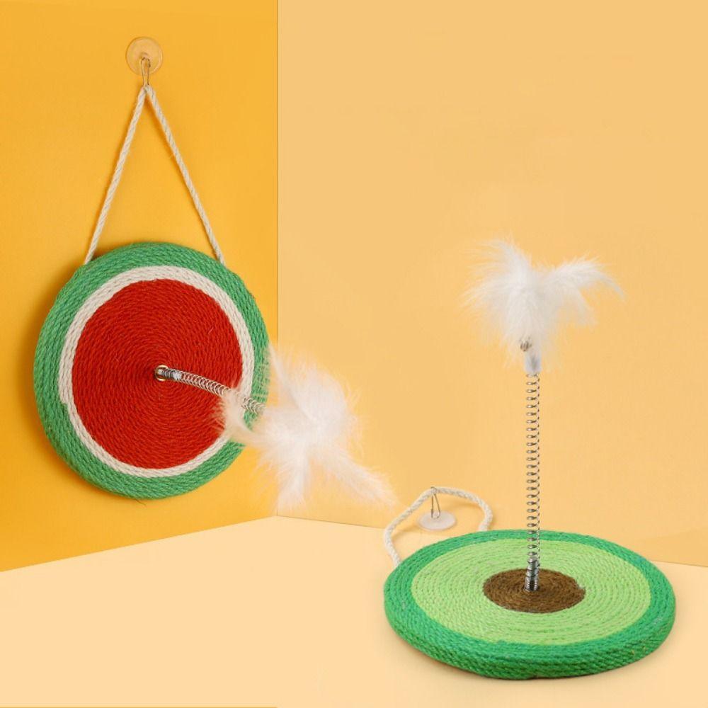 

Стакан для кошачьих царапаний из сизаля с перьями Доска для кошачьих когтей с перьями в помещении