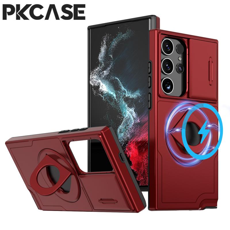 PKCASE Shockproof Case For Samsung S23 S22 S21 Plus S20 Ultra Cover For Samsung A54 A55 A35 A34 A25 A24 A15 A14 A13 A05S A05 5G