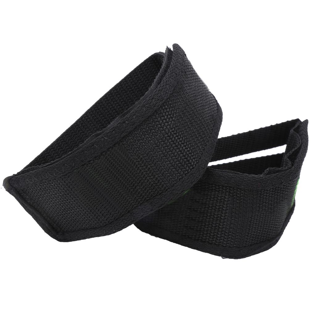 1Pair Canvas Bicycle Pedal Straps Toe Foot Cover Clip Belt Double Hook and Loop Fasteners