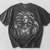 Medusa Med Perseus Huvud Feministisk T-shirt, Feministisk Protest Estetisk T-shirt, Grekisk Mytologi Empowerment Grafisk T-shirt, Kvinnors Rättigheter Skjorta