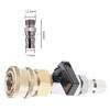 3/8 Inch Air Valves Brass Quick Connection Coupler Designs Accessory for Easy Installation Designs Daily Casual Use