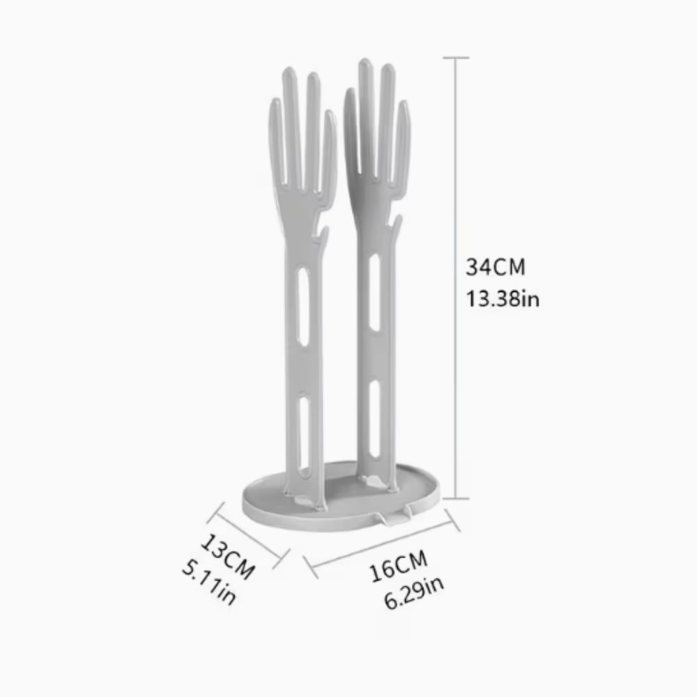 Draining Rag Rack Multifunctional Storage Rack Durable Glove Rack  Detachable