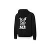 (WMNS) Layered Printing Fake Two Hoodie Black Women's 536091-01