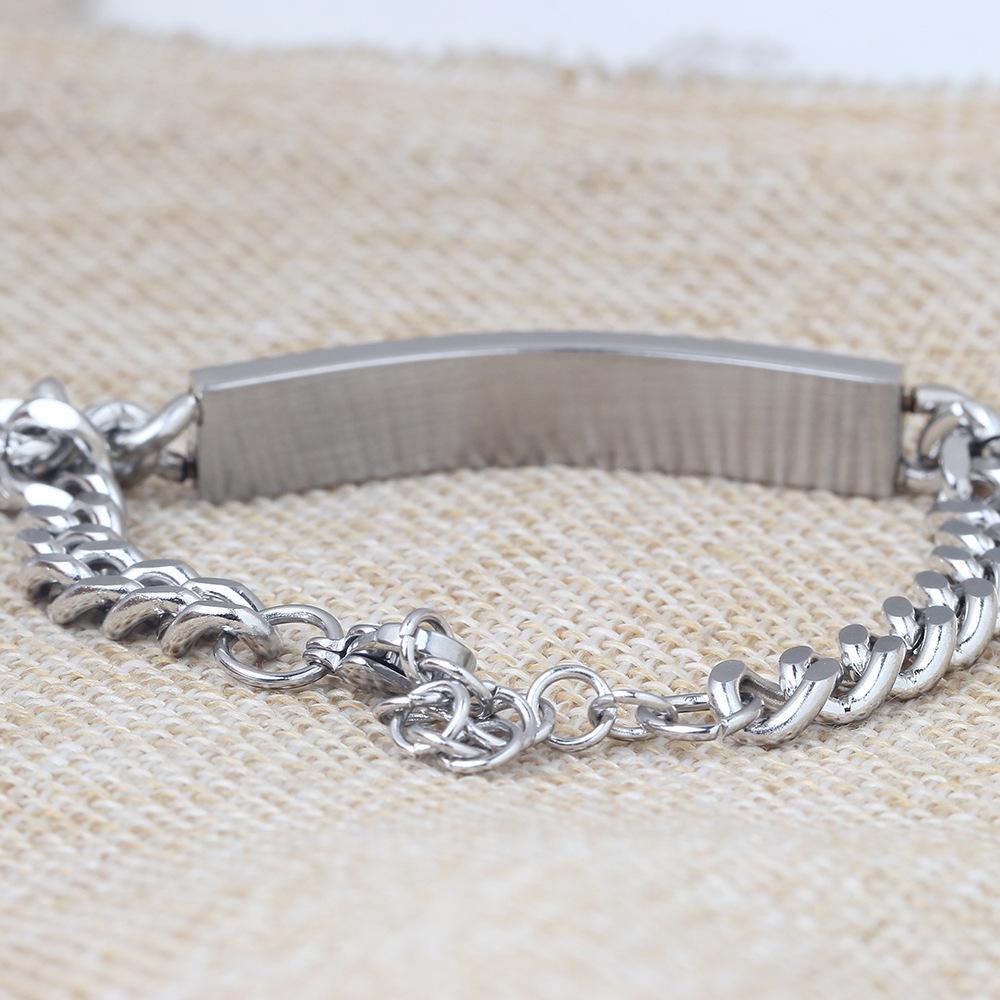 Heart-to-Heart Stainless Steel Couple Bracelet - Qixi Valentine's Day Gift