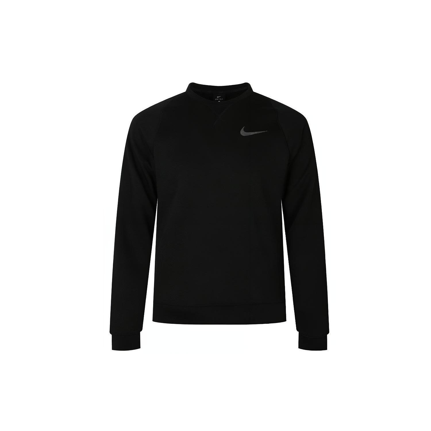 Nike Asm Nk Dry Top Ls Flc Project Long Sleeves Round Neck Black Men s CT6012-010 XXL