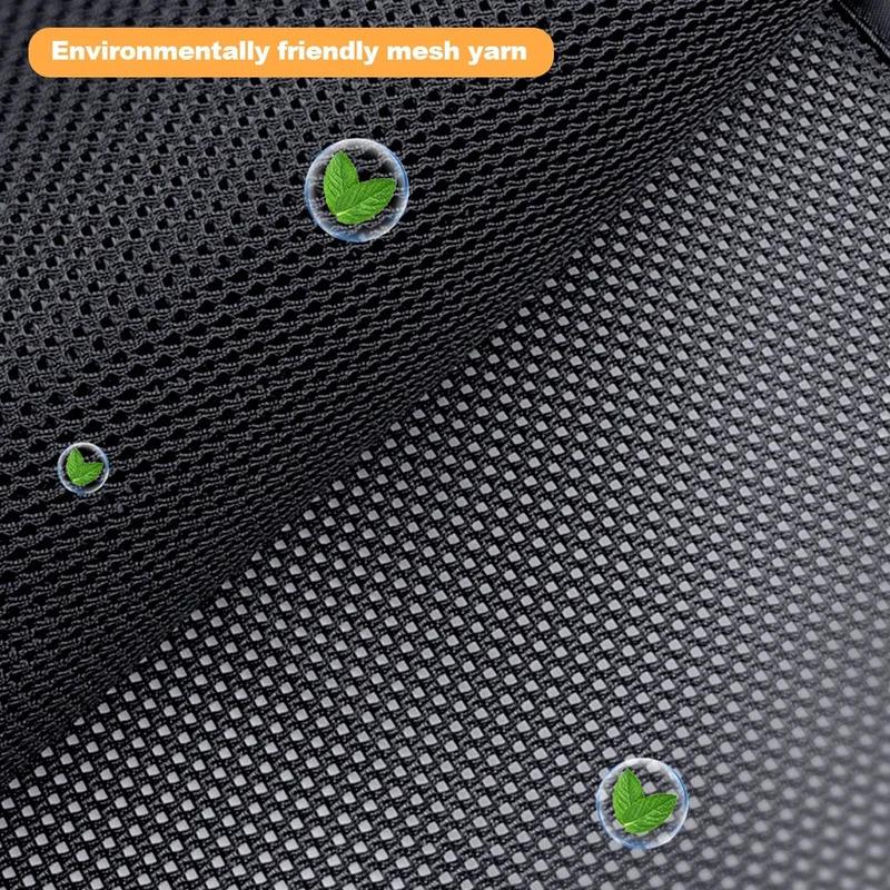 1Pc Dual- Layer Magnetic Car Sunshades Sun UV Protection for Side/Front/Rear Windows Heat Blocking Mesh Sunshade Curtain