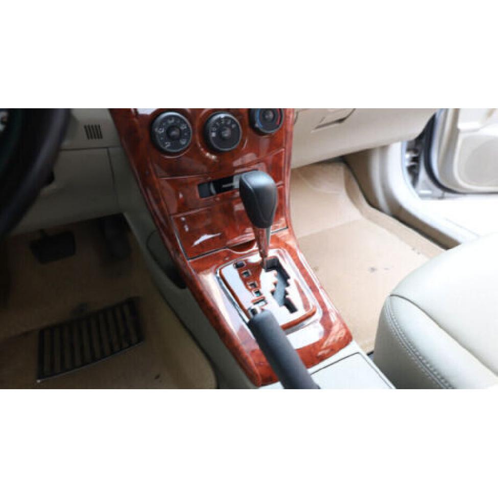 For Toyota Corolla 2009-2013 Wood Peach Grain Center Console AC Knob Panel Trim
