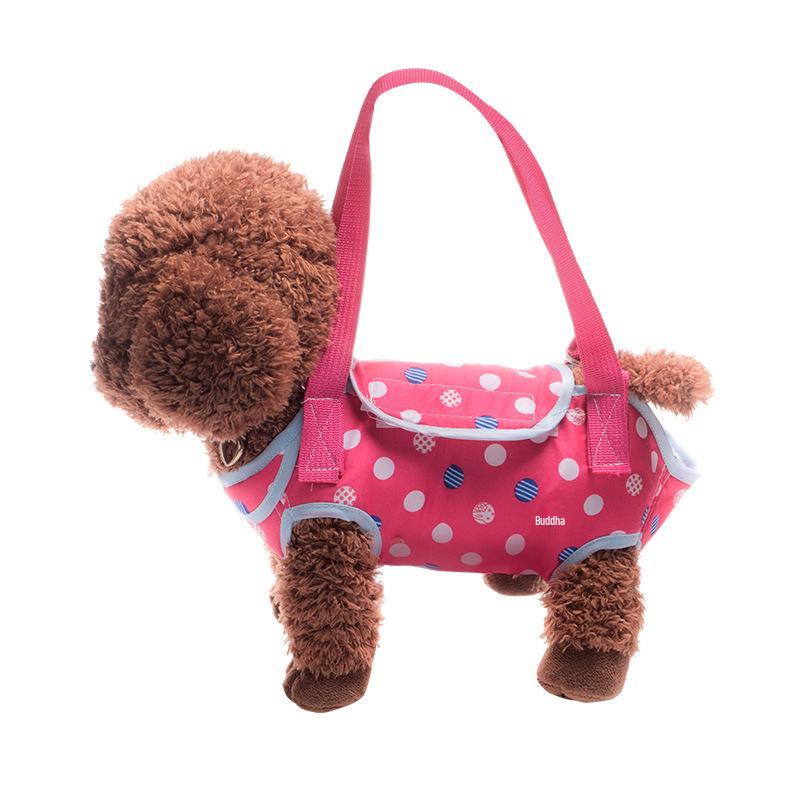 Teddy Dog Style Pet Travel Backpack: Four-Legged, Single Shoulder Crossbody Bag