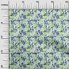oneOone Cotton Flex Green Fabric Abstract Floral Dress Material Fabric Print Fabric By The Yard 40 Inch