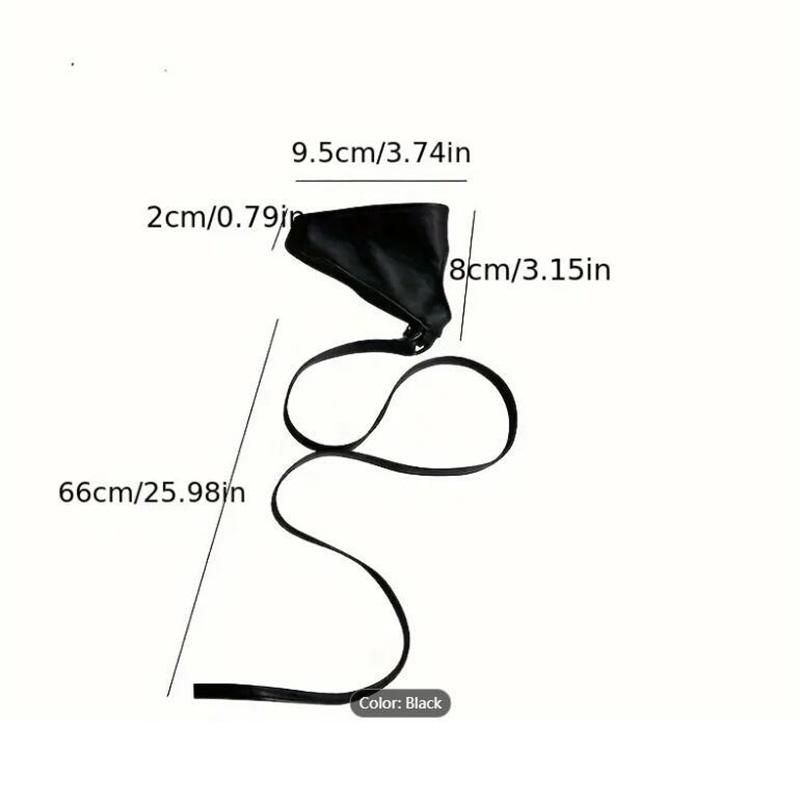 Women Sexy Black Half-Finger Gothic Punk Style Strap Leather Gloves Fingerless Hip-Hop Cosplay Stage Perfermence Accessories