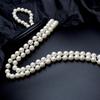 Fashion Faux Pearl Long Necklace 140cm Long Faux Pearl Wedding Engagement Necklace