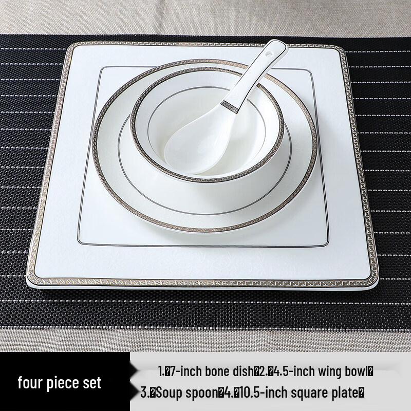 Chinese Style Ceramic Tableware Set