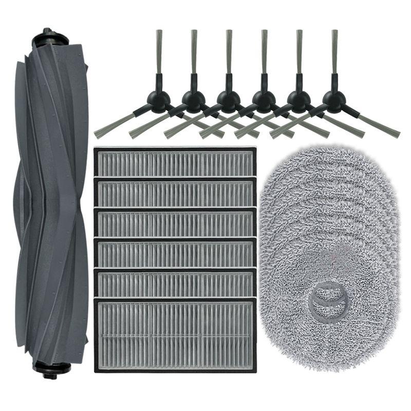 A84X-For Dreame L10s Pro Ultra Heat, X30 Ultra, X30 Pro Replacement Accessories Main Side Brush Filter Mop Dust Bag