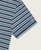 CHAMPION Women'S C-Logo Striped T-Shirt Blue