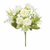 1Pc Artificial Flowers Wedding Home Bedroom Decoration Bridal Bouquet Garden Fake Silk Roses Hydrangeas Vase For Board Outdoors