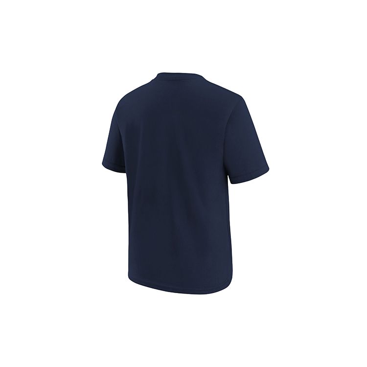 Nike X MLB Letter Print Crew Neck Casual Simple Short Sleeve T-Shirt Kids Tops Navy-Blue 3Z3B7NMBY-NYY
