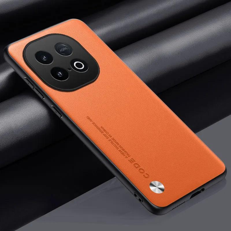 Case For VIVO IQOO Z10 Turbo Pro Carbon Fiber PU Leather Shockproof Cover For VIVO IQOO Z10Turbo Anti-Shock Soft Silicone Cases
