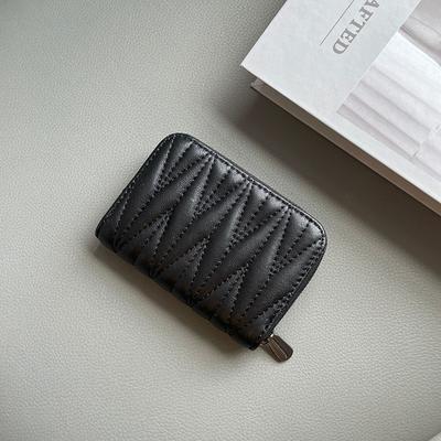 2024 New Real Leather Card Holder Designer Brand Lambskin Coin Purse For Women Quilted Business Credit Card Holders 11 Slots