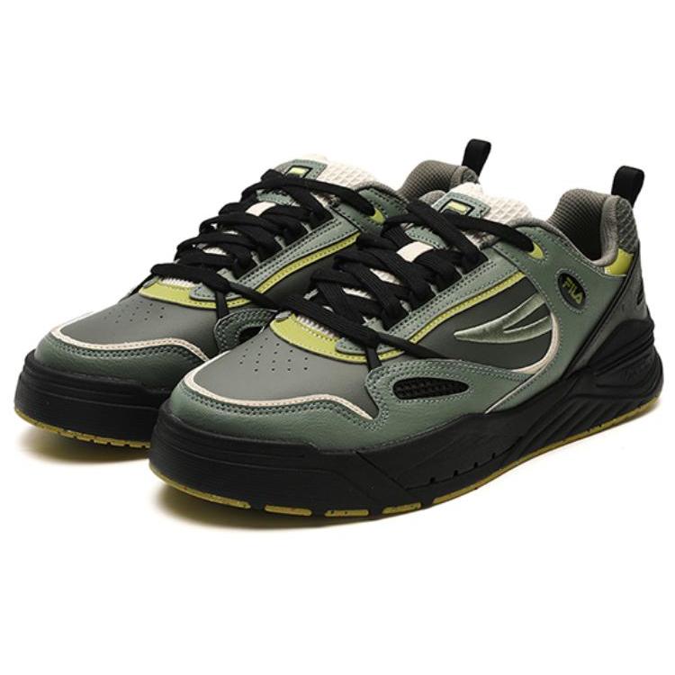 FILA SLAM Comfortable Abrasion Resistant Low top Skateboard Shoes Men's Green F12M341208FTS