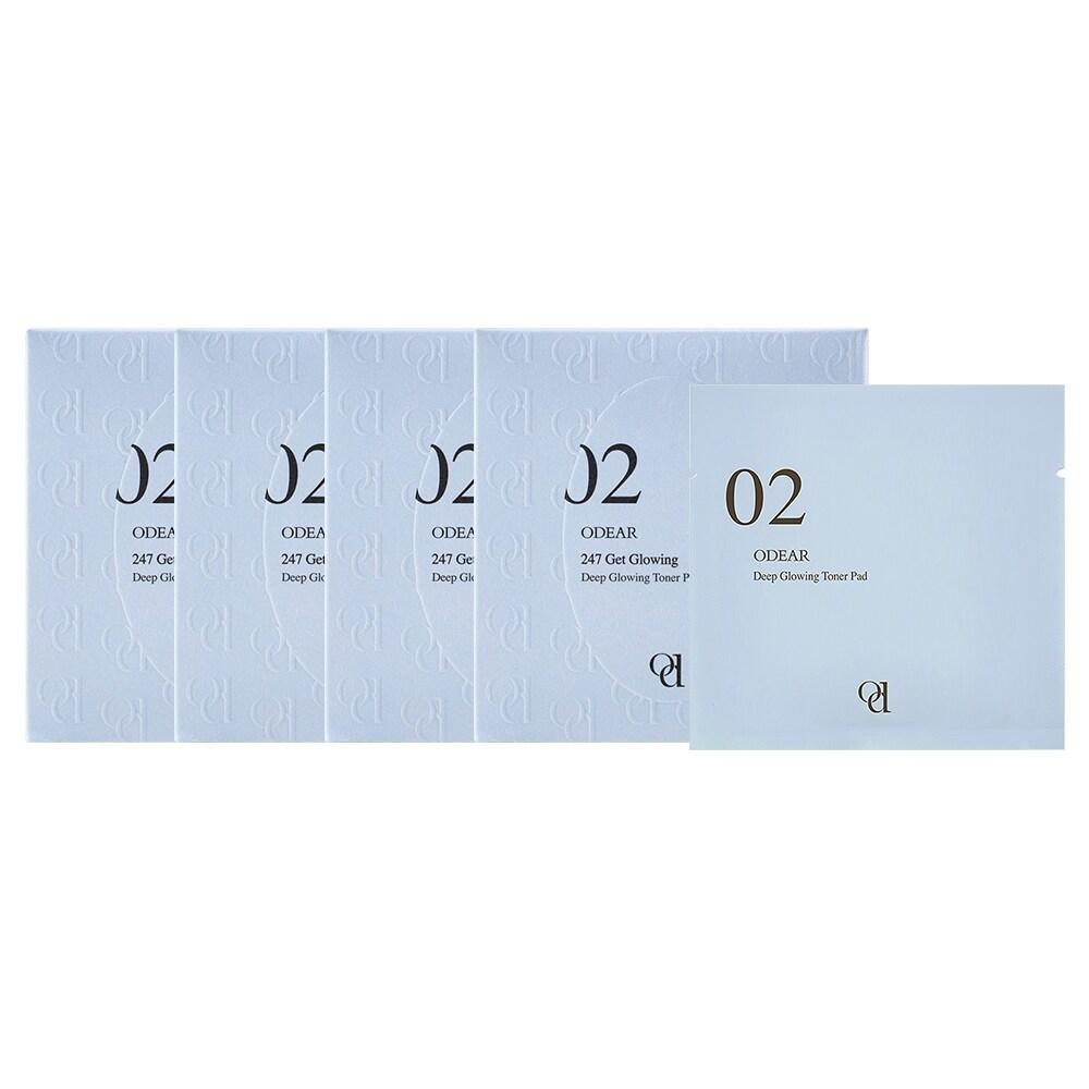 

4 deep glowing toner pads (pouch)