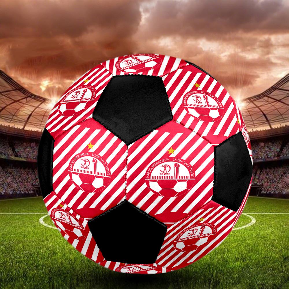 Hapoel Jerusalem Indoor-Fußballball Bunt Alle Altersgruppen Größe 5 Maschinengenäht PVC Wettkampfbereit Langlebig Hoher Rückprall