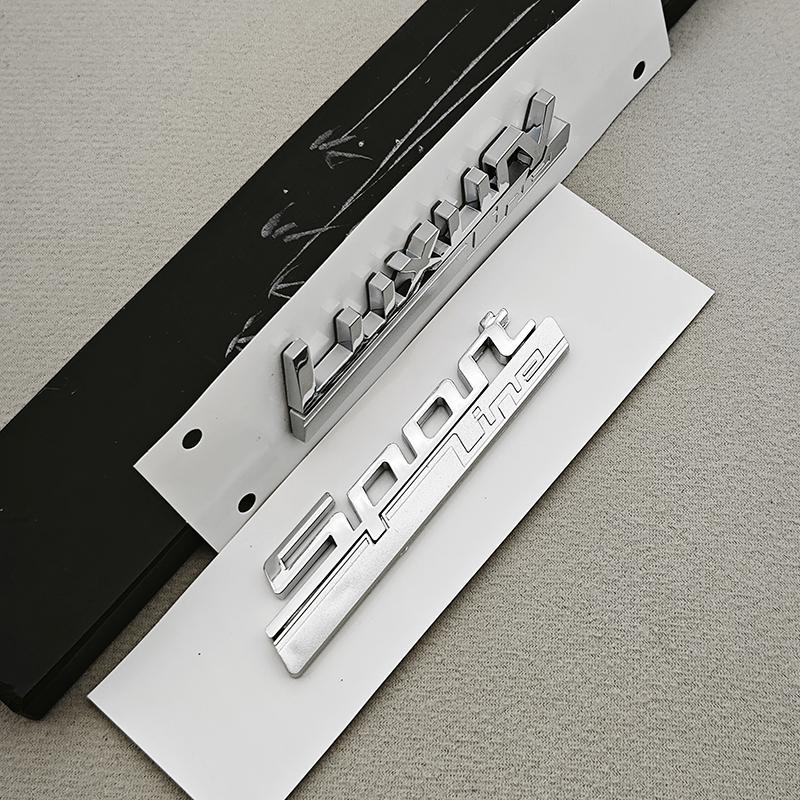 3D ABS Sport Luxury Line Emblem Car Fender Badge Stickers For BMW 520i 530i 330i 320i 518i F30 F10 G30 G20 E46 E39 Accessories