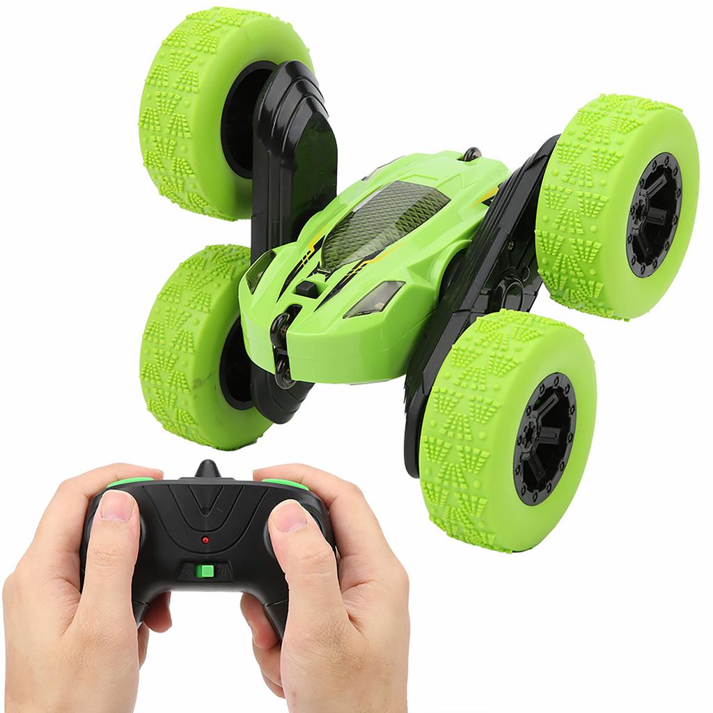 X-010 Dobbeltsidig 2.4G Fjernkontroll Stuntbil Modell 360 Graders Rull RC Bil Leke