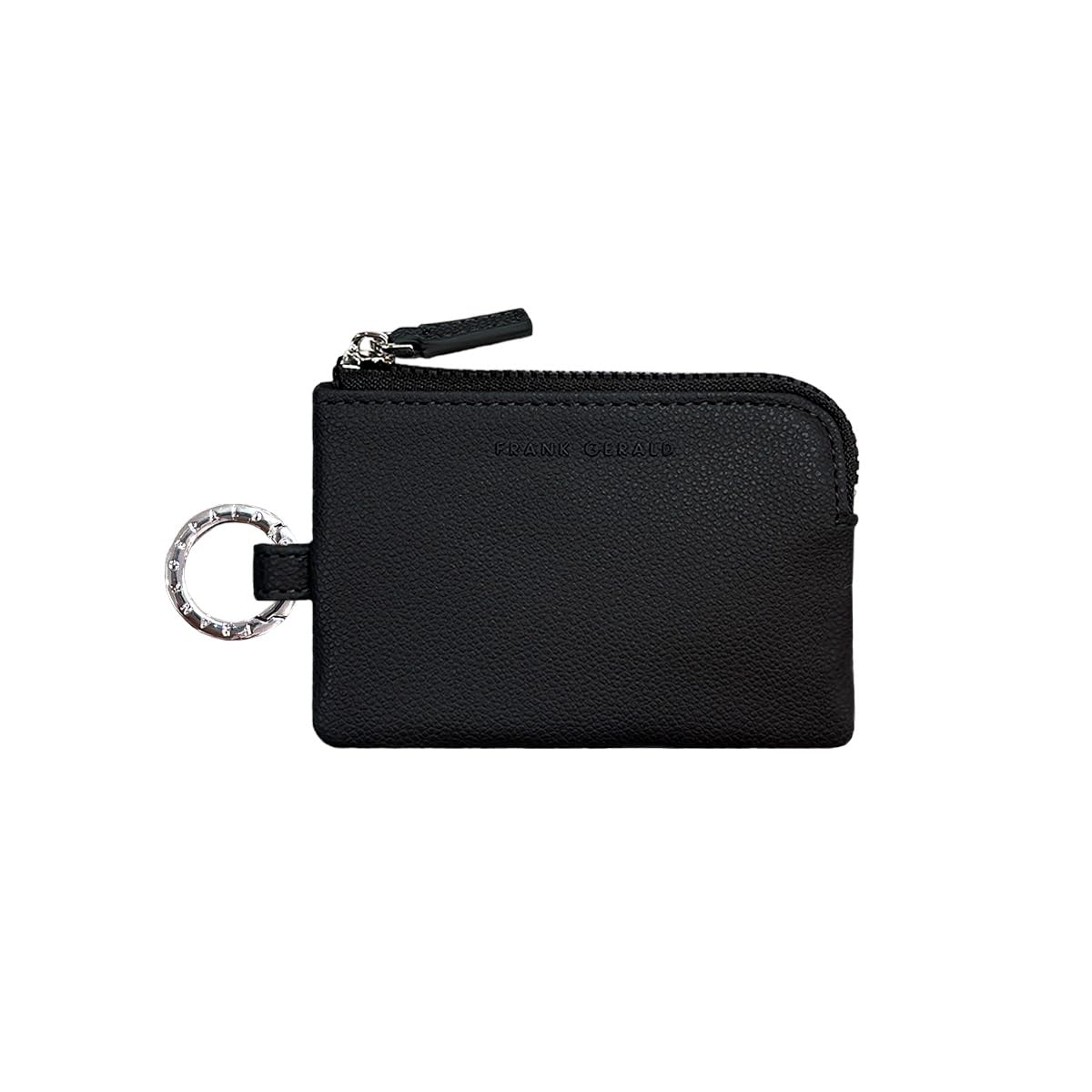 

ФРАНК ДЖЕРАЛЬД Сумісний з розумним ключем Автомобільний ключ Візитниця для паркування Картхолдер для стрибків для чоловіків і жінок Чохол, Тонкий, Компактний, Логотип, Квиток, Тримач, Ланцюжок, Кільце, чорний