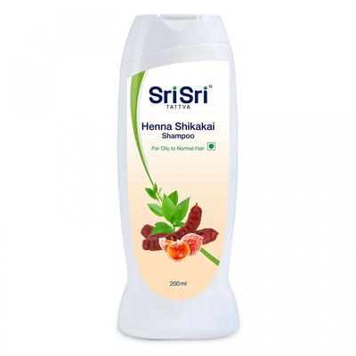 Shampoo for Hair Shikakai and Henna (200 Ml), Henna Shikakai Shampoo