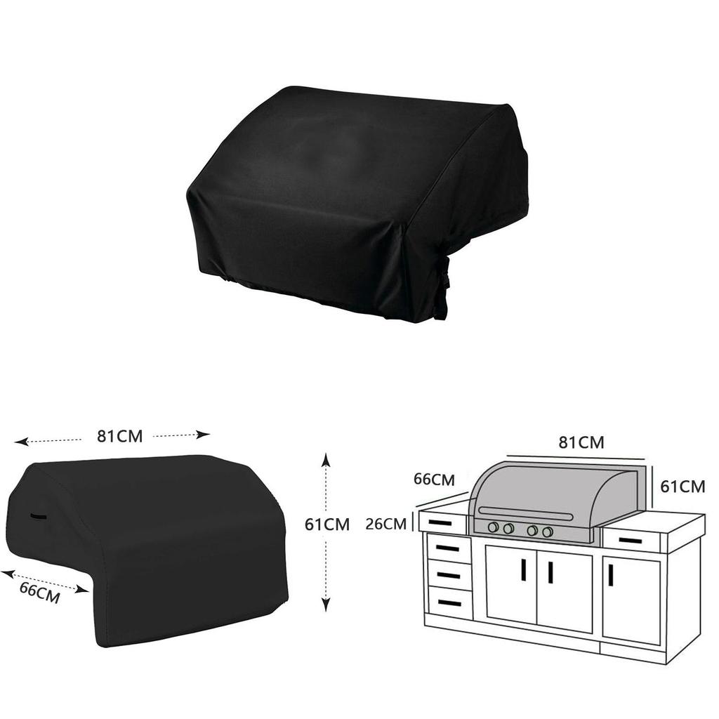 Outdoor Grill Cover Oxford Fabric Waterproof Dustproof Windproof For Barbecue Enthusiasts
