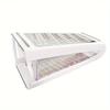Durable Stainless Steel Double-Sided Cheese Grater with Container - Efficient Food Prep Tool for Vegetables, Carrots, Cucumbers - Space-Saving