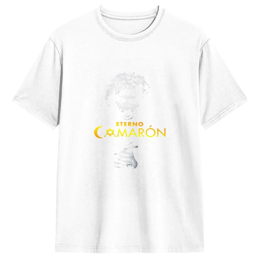 Camarone De La Isla T-Shirt Strand Reine Baumwolle T-Shirts Für Unisex Hip Hop Muster T-Shirt Kurzarm Ästhetische Kleidung